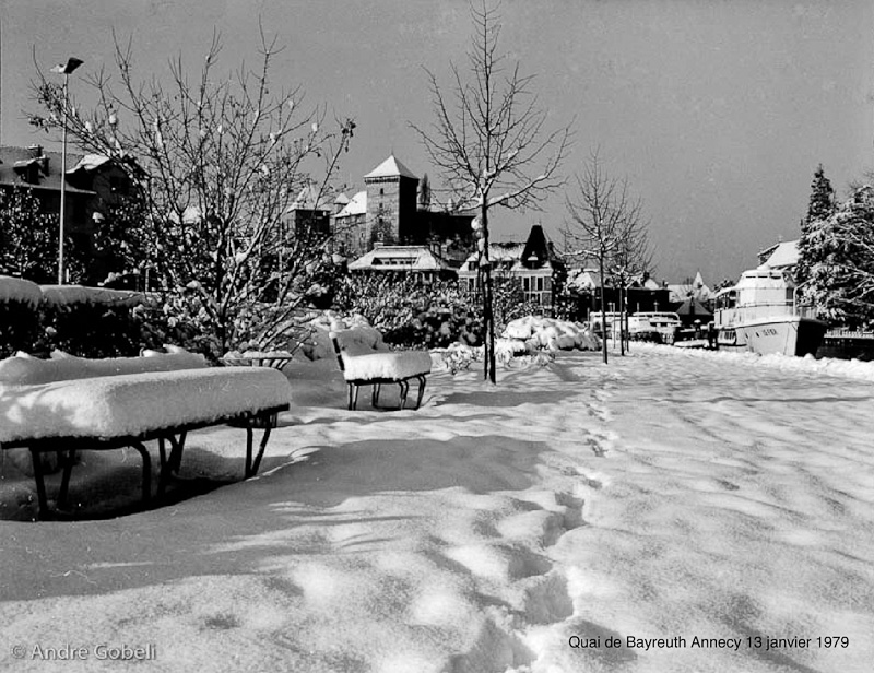 Annecy sous la neige