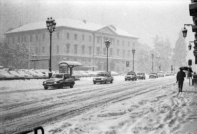 Annecy sous la neige