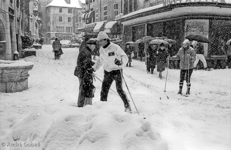 Annecy sous la neige