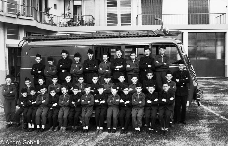 Sapeurs pompiers d'Annecy 1965