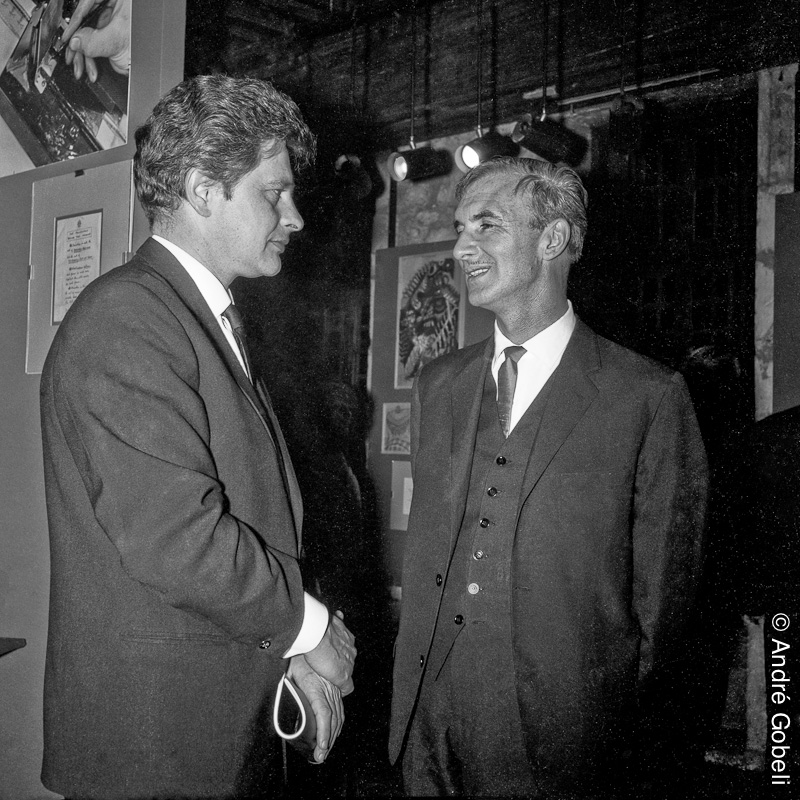 Norman Mac laren et Bretislav Pojar, Annecy 1963