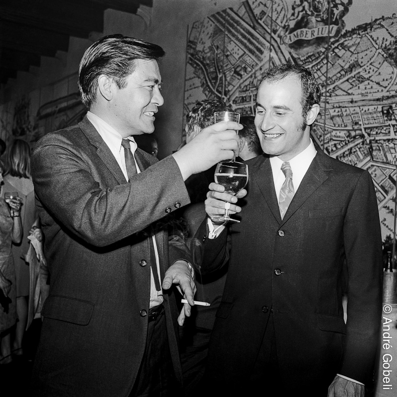 Jimmy Murakami et Manuel Otero château d'Annecy 1967