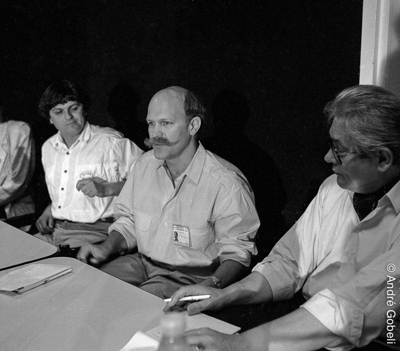 Jacques-Rémy Girerd et Will Vinton réalisateurs festival du film d'animation d'Annecy 1989