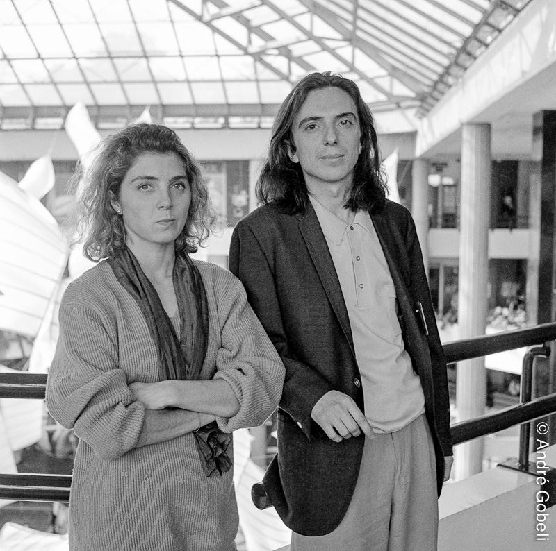 Simona Mulazzani et Gianluigi Toccafondo réalisateurs (Italie) Festival du Film d’Animation d'Annecy 1991.