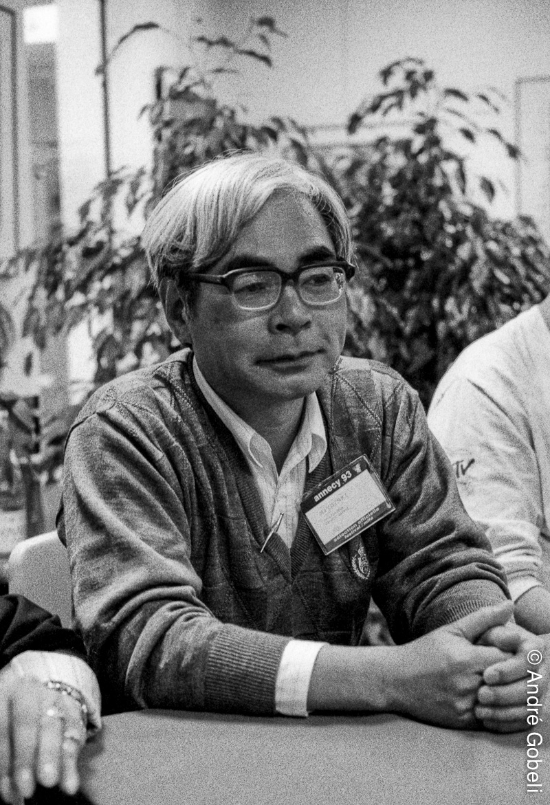 Hayao Miyazaki réalisateur Festival du film d’Animation Annecy 1993.
