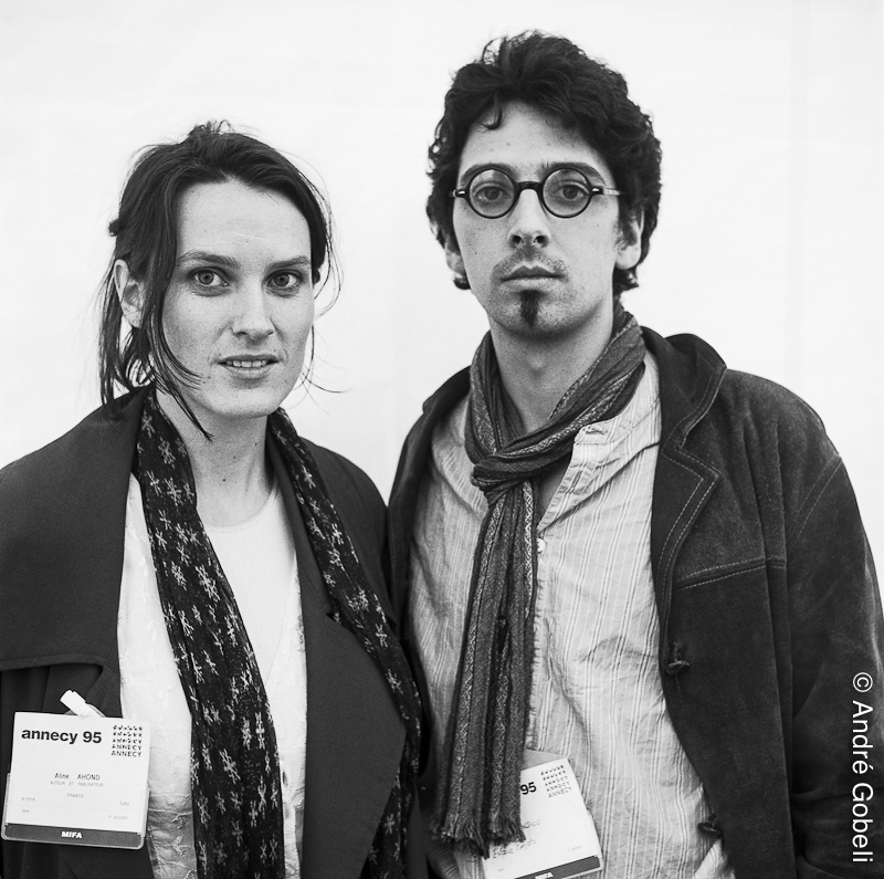 Aline Ahond et Bertrand Mandico réalisateurs (France) Festival du Film d’Animation d'Annecy 1995