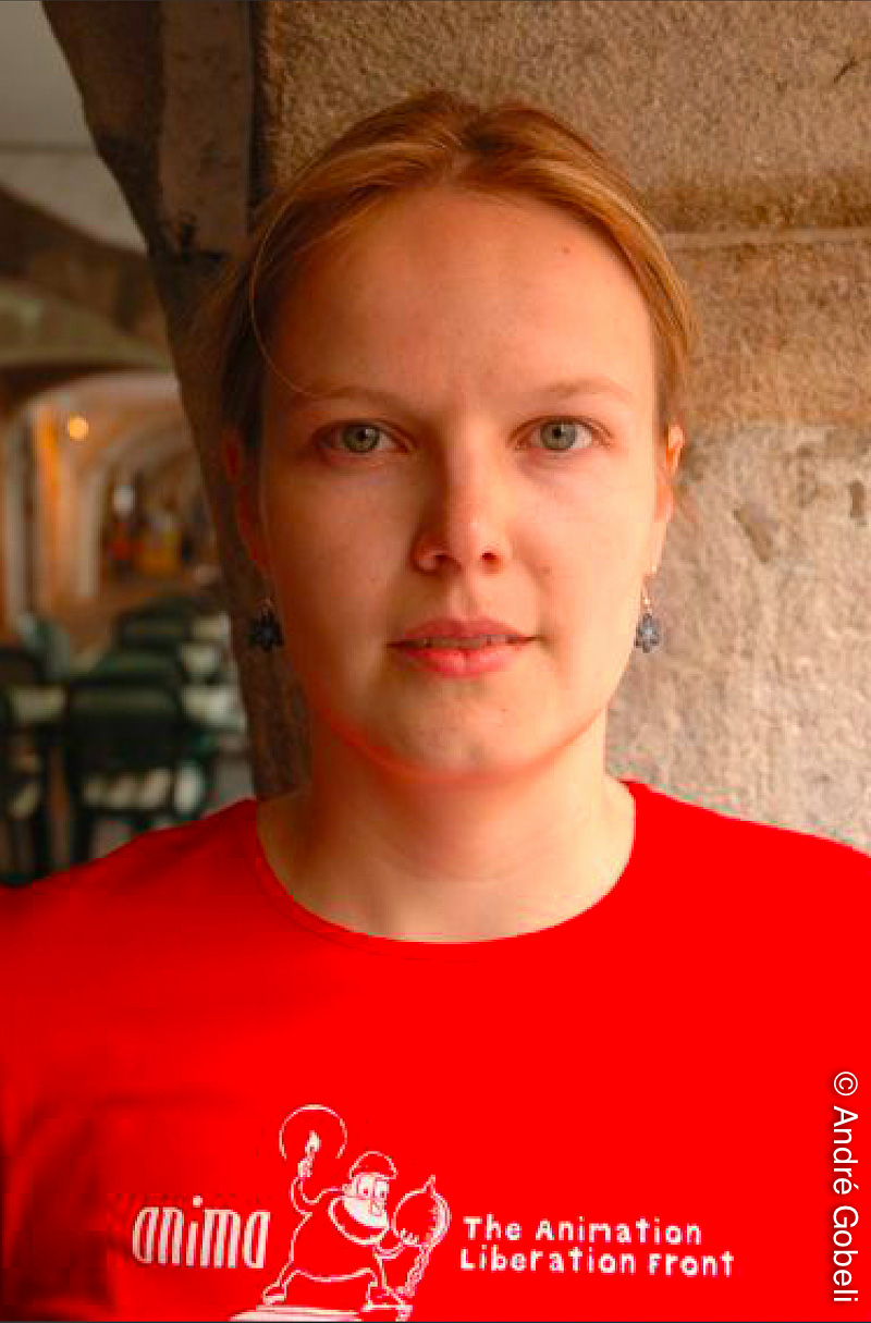 Laura Neuvonen réalisatrice de "Kutoja" Finlande. Annecy le, 8/06/2005.