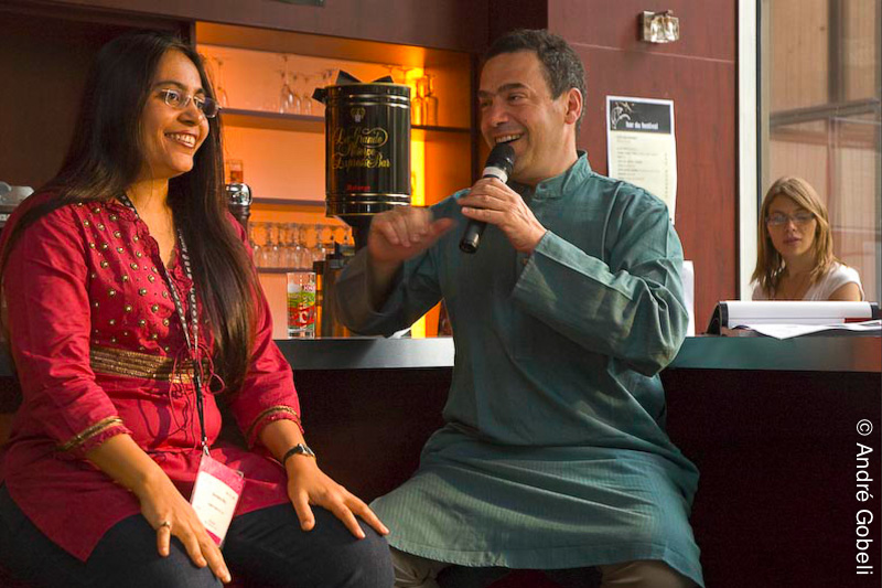 Mihir Gujarat et Serge Bromberg, Les p'tits déj du court Bonlieu Annecy le, 12 juin 2008