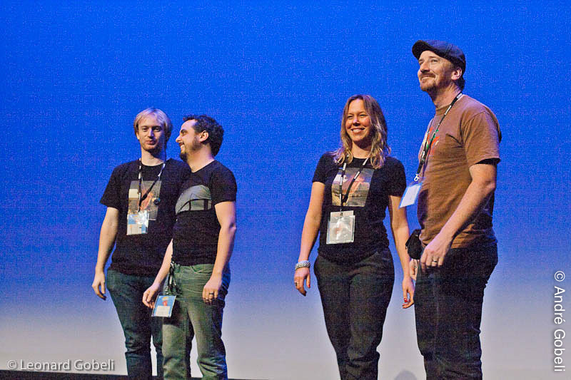 Katrina Mathers, Patrick Sarell, Alister Lochart et Jasper Parker Trenfield
