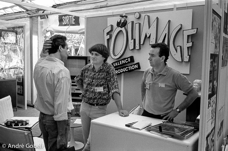 Jacques-Rémy Girerd et Patrick Eveno stand Folimage