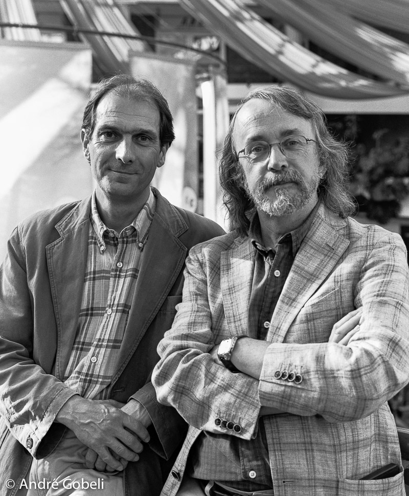 David Sproxton et Peter Lord, Annecy 2005