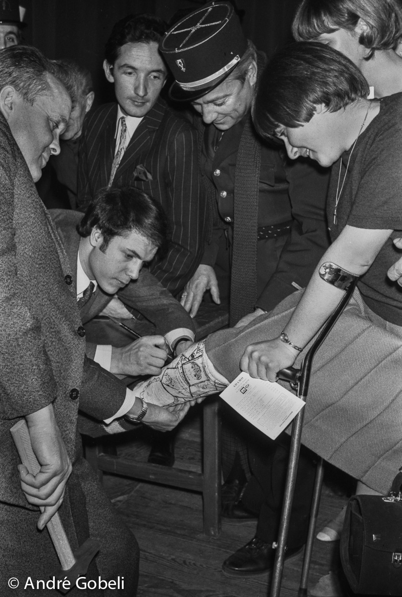 Adamo théâtre d'Annecy mars 1966.