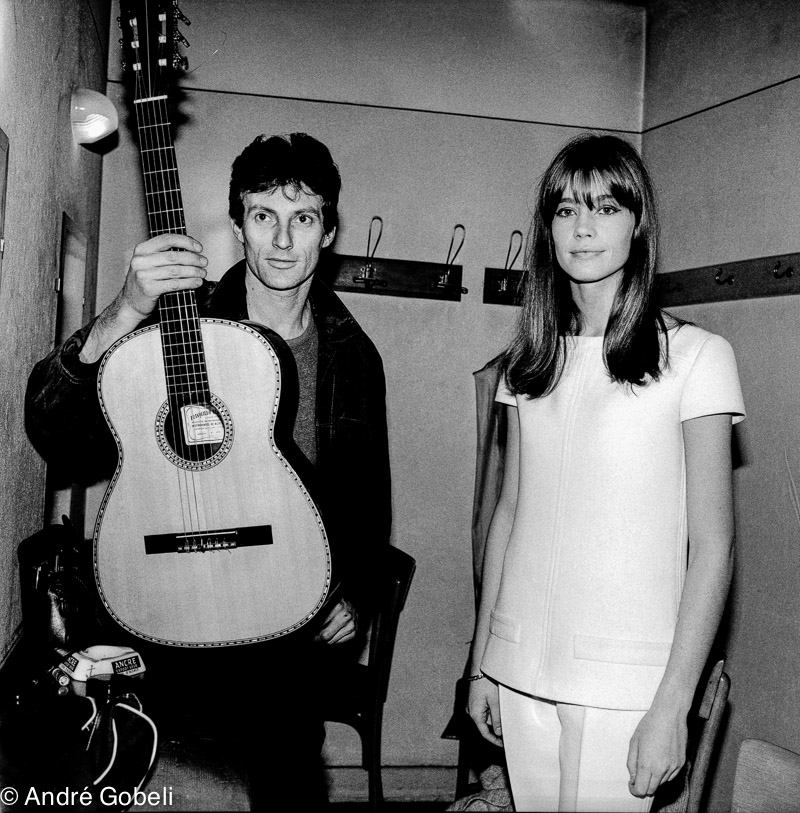 Hugues Aufray et Françoise Hardy