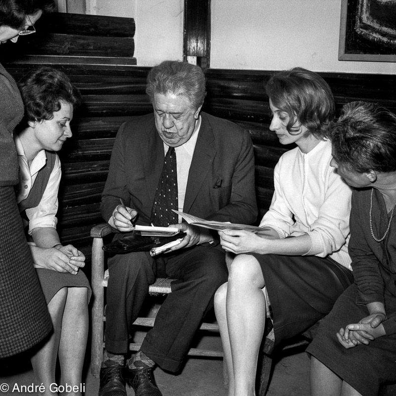 Michel Simon Ciné Club d'Annecy 1961