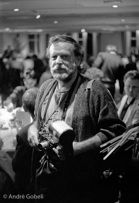 Portrait d'André Gobeli, photographe annécien — document d'archive